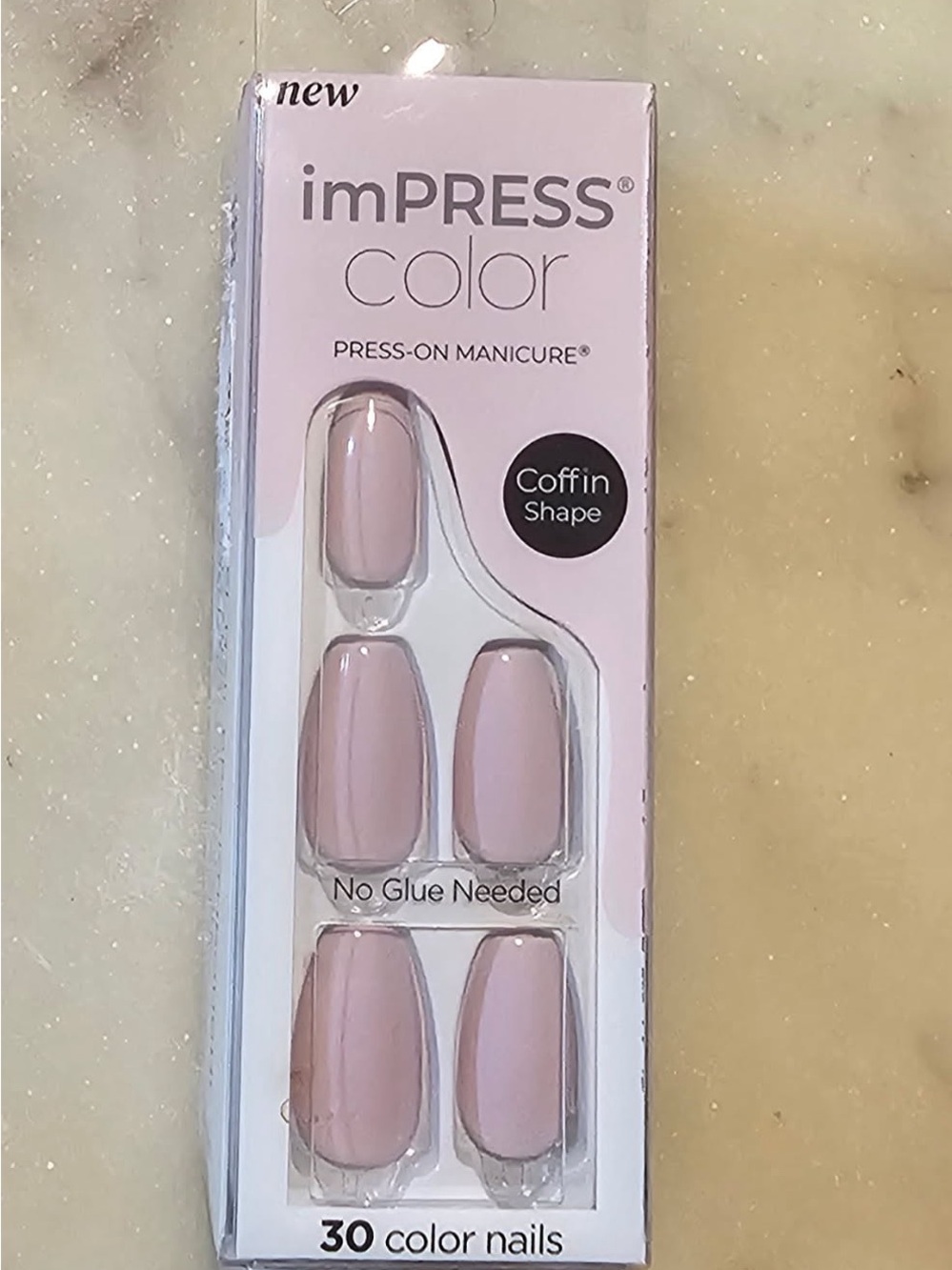 imPRESS French lavender Press-On Nails - Bonus Beauty Bundle Included!